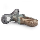 6.85in Monster Knot Strap on Hollow Silicone Dildo Sleeve For Adult Couples