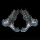 6.85in Monster Knot Strap on Hollow Silicone Dildo Sleeve For Adult Couples