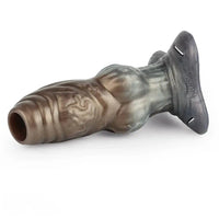 6.85in Monster Knot Strap on Hollow Silicone Dildo Sleeve For Adult Couples