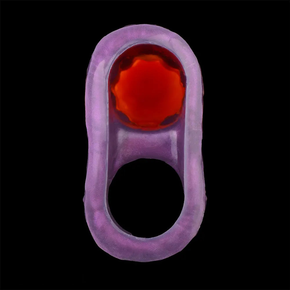 6.85in Warhorse Silhouette Design Melt Mark Texture Cock Dildo Sleeve