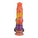 6.85in Warhorse Silhouette Design Melt Mark Texture Cock Dildo Sleeve