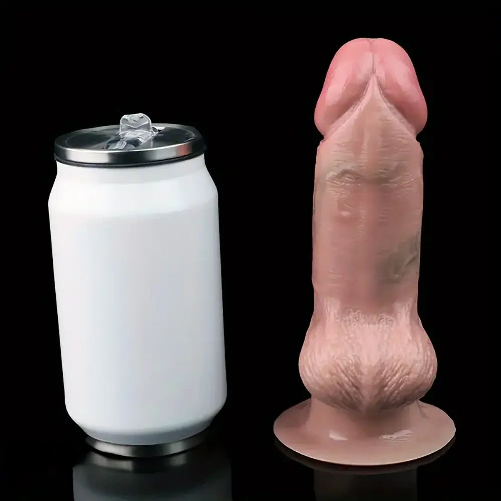 6.88in 7.08in Real Lifelike Uncut Dildo For Women Men Fucking Sex