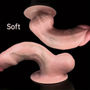 6.88in 7.08in Real Lifelike Uncut Dildo For Women Men Fucking Sex