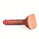 6.88in 7.2in 7.87in 8.54in Liquid Silicone Bending Soft Curved Real Dildo