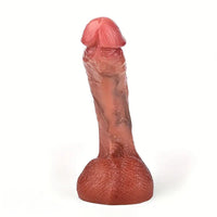 6.88in 7.2in 7.87in 8.54in Liquid Silicone Bending Soft Curved Real Dildo