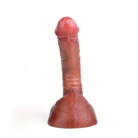 6.88in 7.2in 7.87in 8.54in Liquid Silicone Bending Soft Curved Real Dildo