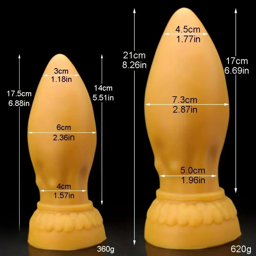 6.88in 8.26in Large Anal Dilation Odd Dildo For Women Prostate Masturbation