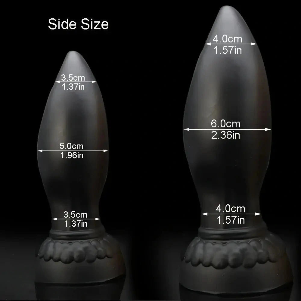 6.88in 8.26in Large Anal Dilation Odd Dildo For Women Prostate Masturbation