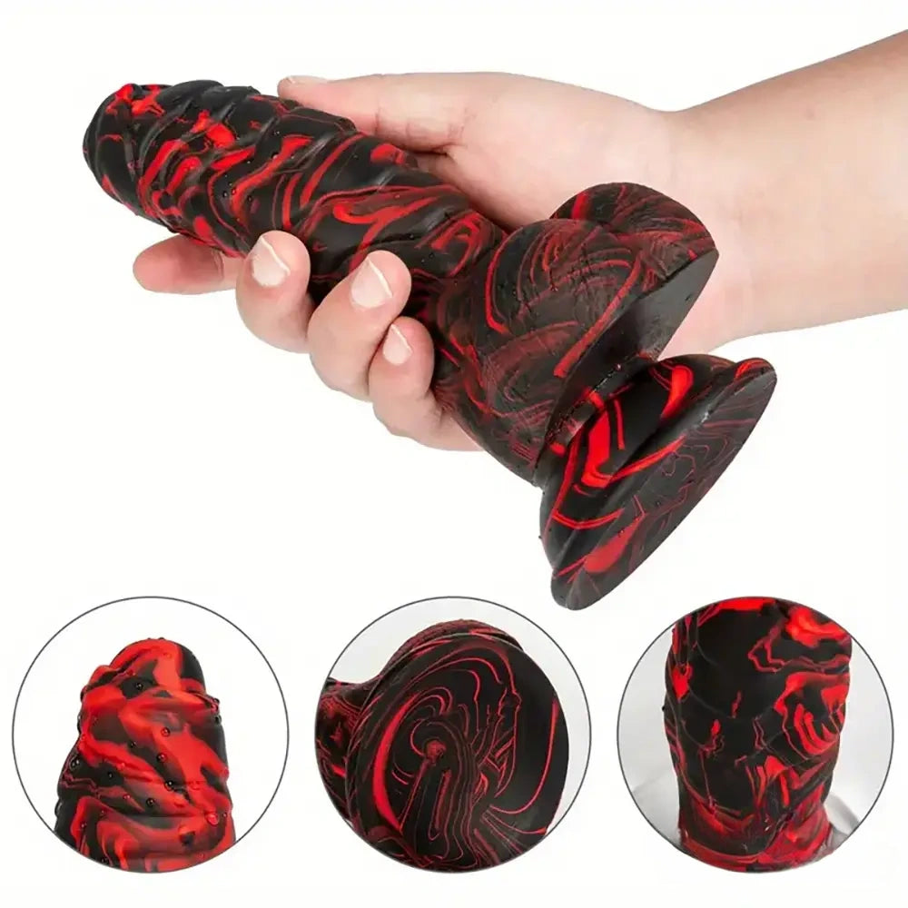 6.88in 8.66in Body Safe Silicone Soft Dinosaur Dildo For Women Men