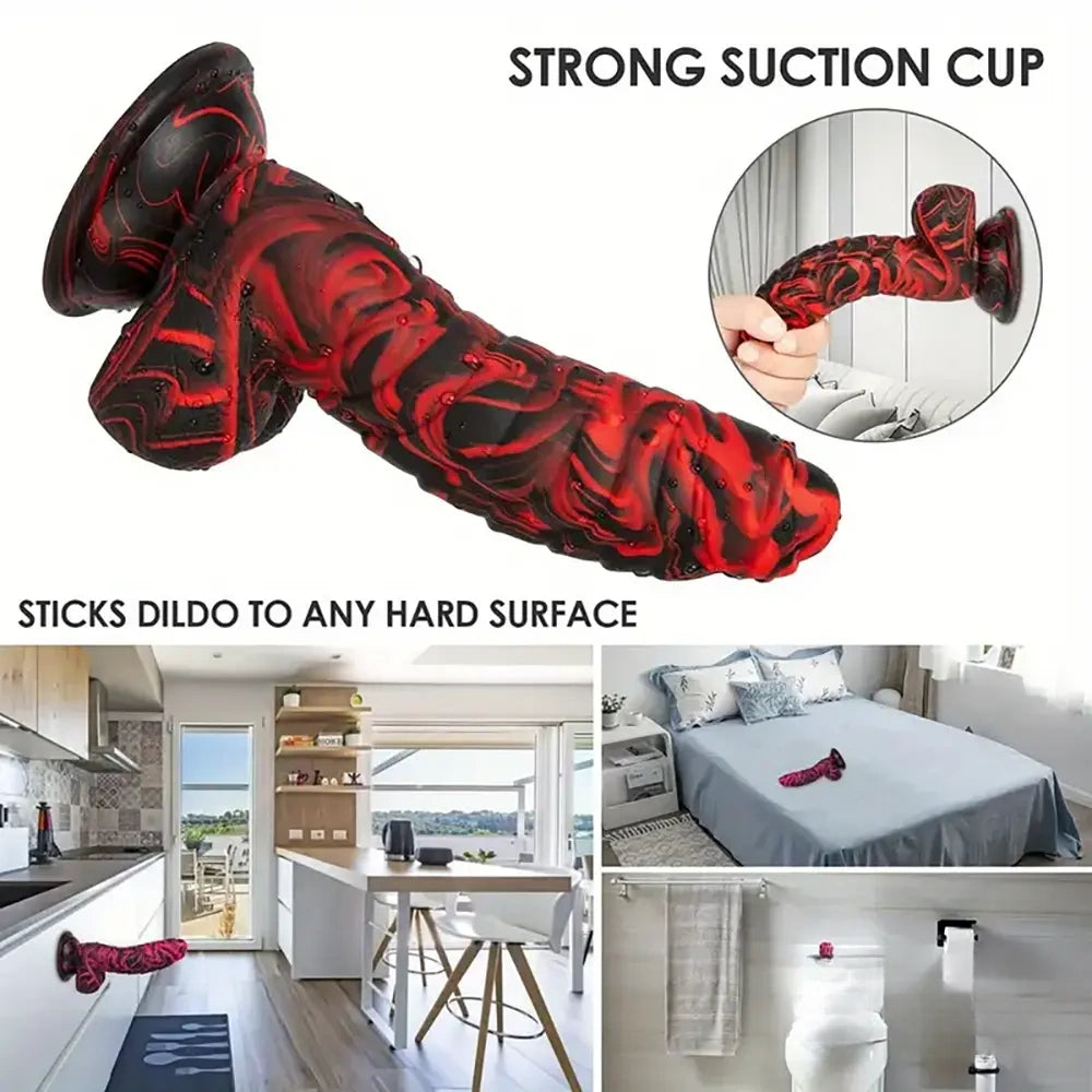 6.88in 8.66in Body Safe Silicone Soft Dinosaur Dildo For Women Men