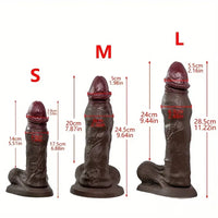 6.88in 9.64in 11.22in Realistic Big G-Spot Silicone Dildo For Orgasm