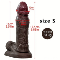 6.88in 9.64in 11.22in Realistic Big G-Spot Silicone Dildo For Orgasm