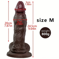 6.88in 9.64in 11.22in Realistic Big G-Spot Silicone Dildo For Orgasm