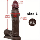 6.88in 9.64in 11.22in Realistic Big G-Spot Silicone Dildo For Orgasm