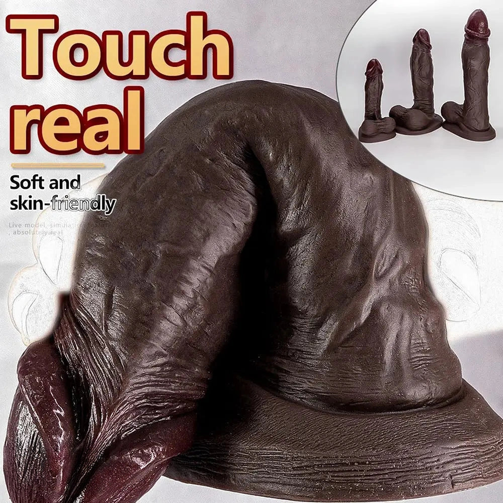 6.88in 9.64in 11.22in Realistic Big G-Spot Silicone Dildo For Orgasm