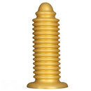 6.88in 9.84in Gold Silicone Threaded Giant Dildo Butt Plug For Fisting