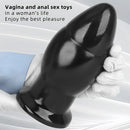 6.88in Big PVC Butt Plug Dildo Sexual Wellness Bold Design Anal Sex Toy