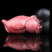 6.88in Dog Knot Dildo Male Masturbator Silicone Soft Fantasy Odd Cock