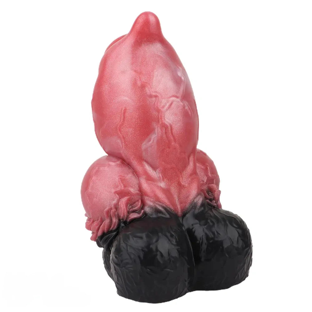 6.88in Dog Knot Dildo Male Masturbator Silicone Soft Fantasy Odd Cock