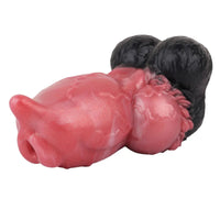 6.88in Dog Knot Dildo Male Masturbator Silicone Soft Fantasy Odd Cock