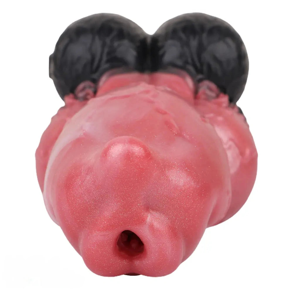 6.88in Dog Knot Dildo Male Masturbator Silicone Soft Fantasy Odd Cock