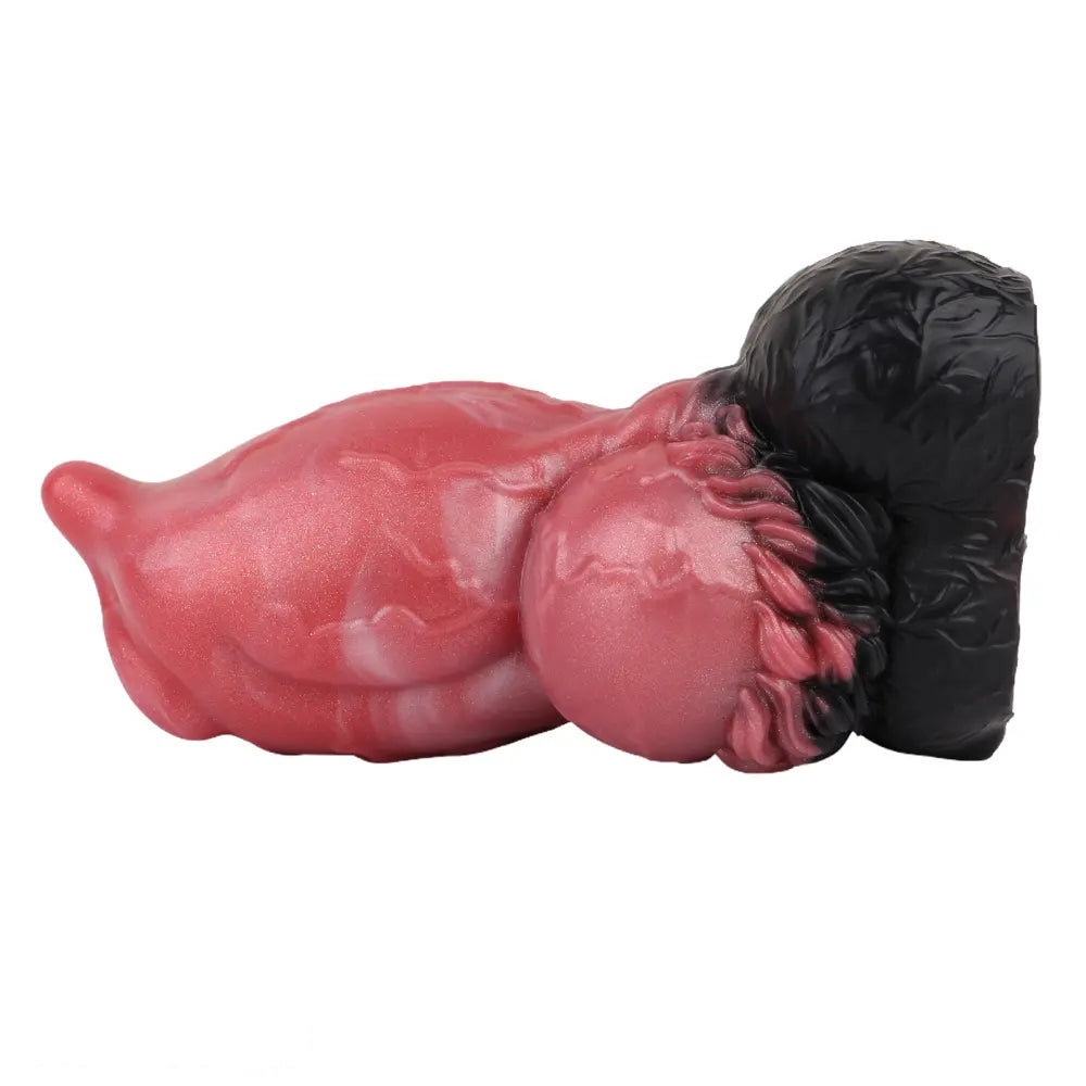 6.88in Dog Knot Dildo Male Masturbator Silicone Soft Fantasy Odd Cock