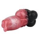 6.88in Dog Knot Dildo Male Masturbator Silicone Soft Fantasy Odd Cock