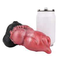 6.88in Dog Knot Dildo Male Masturbator Silicone Soft Fantasy Odd Cock