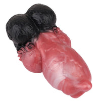 6.88in Dog Knot Dildo Male Masturbator Silicone Soft Fantasy Odd Cock