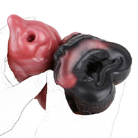 6.88in Dog Knot Dildo Male Masturbator Silicone Soft Fantasy Odd Cock