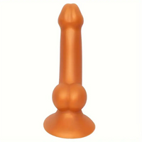 6.88in Lifelike Thick Silicone Soft Dog Cock Dildo For Anal Expansion