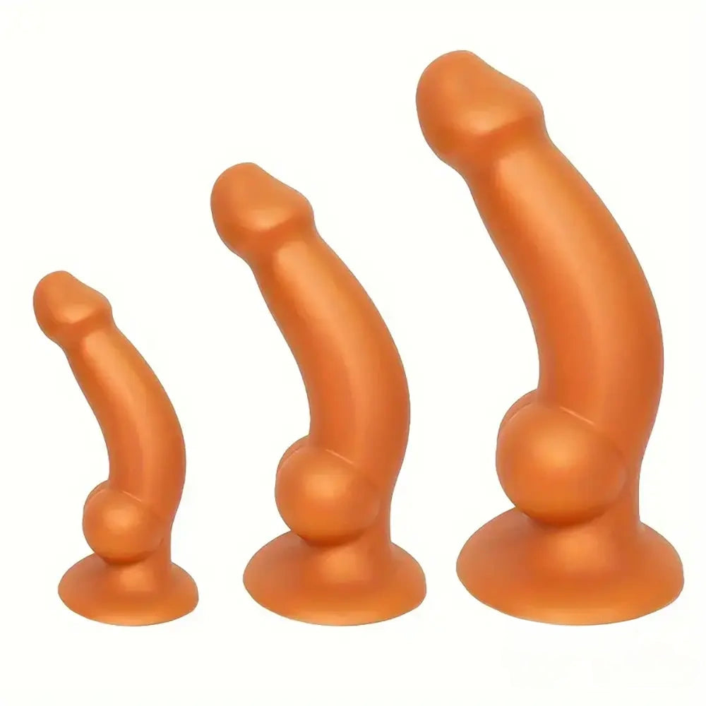 6.88in Lifelike Thick Silicone Soft Dog Cock Dildo For Anal Expansion