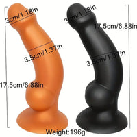 6.88in Lifelike Thick Silicone Soft Dog Cock Dildo For Anal Expansion
