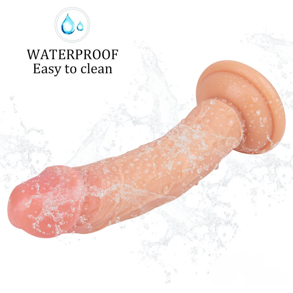6.88in Real Skin Feeling Small Penis Dildo Adult Sex Toy For Female