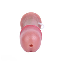 6.88in Realistic Cock Couples Flirting Double Layer Squirting Strap on Dildo