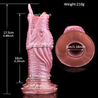 6.88in Realistic Dragon Animal Penis Sleeve 3 Colors Hollow Dildo Sheath