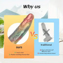 6.88in Realistic Flexible Liquid Silicone Dildo with Suction Cup
