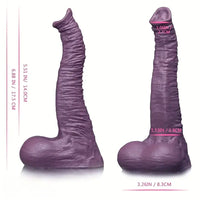 6.88in Soft Silicone Elephant Trunk Dildo Vaginal G-Spot Animal Stimulator