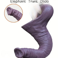 6.88in Soft Silicone Elephant Trunk Dildo Vaginal G-Spot Animal Stimulator