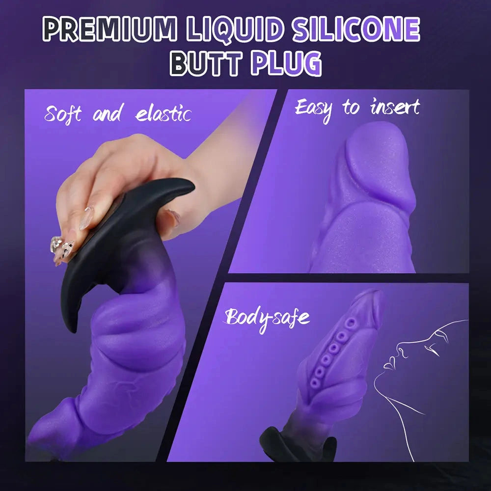 6.88in Tentacle Silicone Soft Fantasy Dildo For G-Spot Stimulation Massage