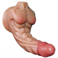 6.89in 7.68in 8.66in Muscle-Like Silicone Floppy Dildo Sex Toy For Men Women
