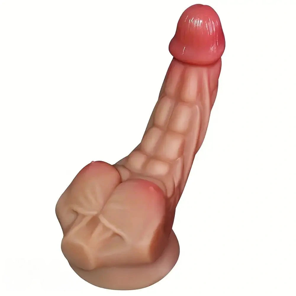 6.89in 7.68in 8.66in Muscle-Like Silicone Floppy Dildo Sex Toy For Men Women