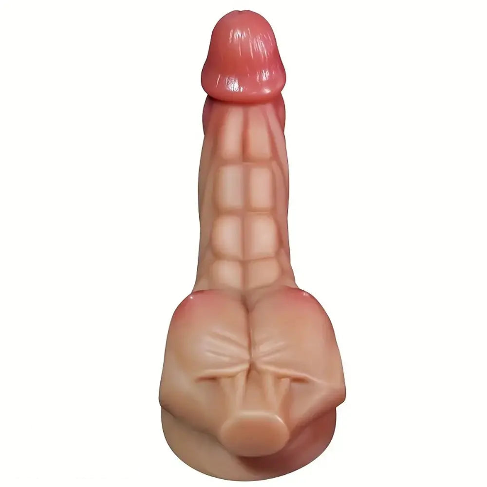 6.89in 7.68in 8.66in Muscle-Like Silicone Floppy Dildo Sex Toy For Men Women