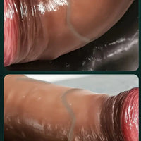 6.89in 7.87in 8.07in Realistic Soft Silicone Dildo With Suction Cup