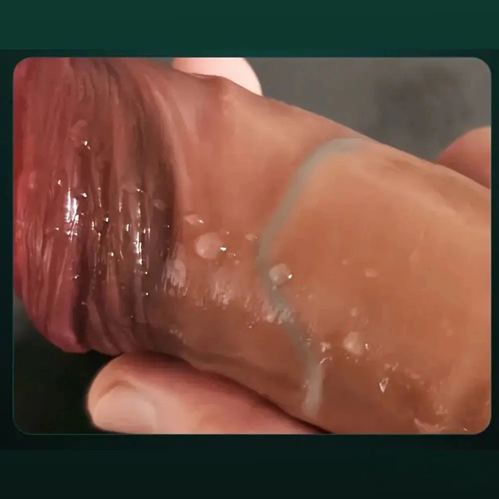 6.89in 7.87in 8.07in Realistic Soft Silicone Dildo With Suction Cup