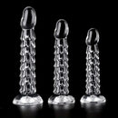 6.89in 7.87in 9.06in Clear Dragon Scale Big Male Dildo For Stimulation