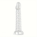 6.89in 7.87in 9.06in Clear Dragon Scale Big Male Dildo For Stimulation