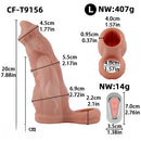 6.89in 7.88in Vibrating Cock Sleeve Dildo Stretchy Penis Ring Wearable Cover