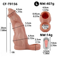 6.89in 7.88in Vibrating Cock Sleeve Dildo Stretchy Penis Ring Wearable Cover
