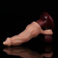 6.89in 7.88in Vibrating Cock Sleeve Dildo Stretchy Penis Ring Wearable Cover
